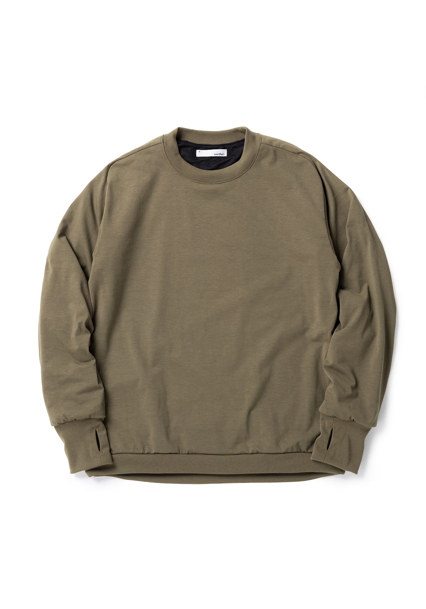 narifuri/ NFC バックメッシュクルースウェット(Mサイズ）