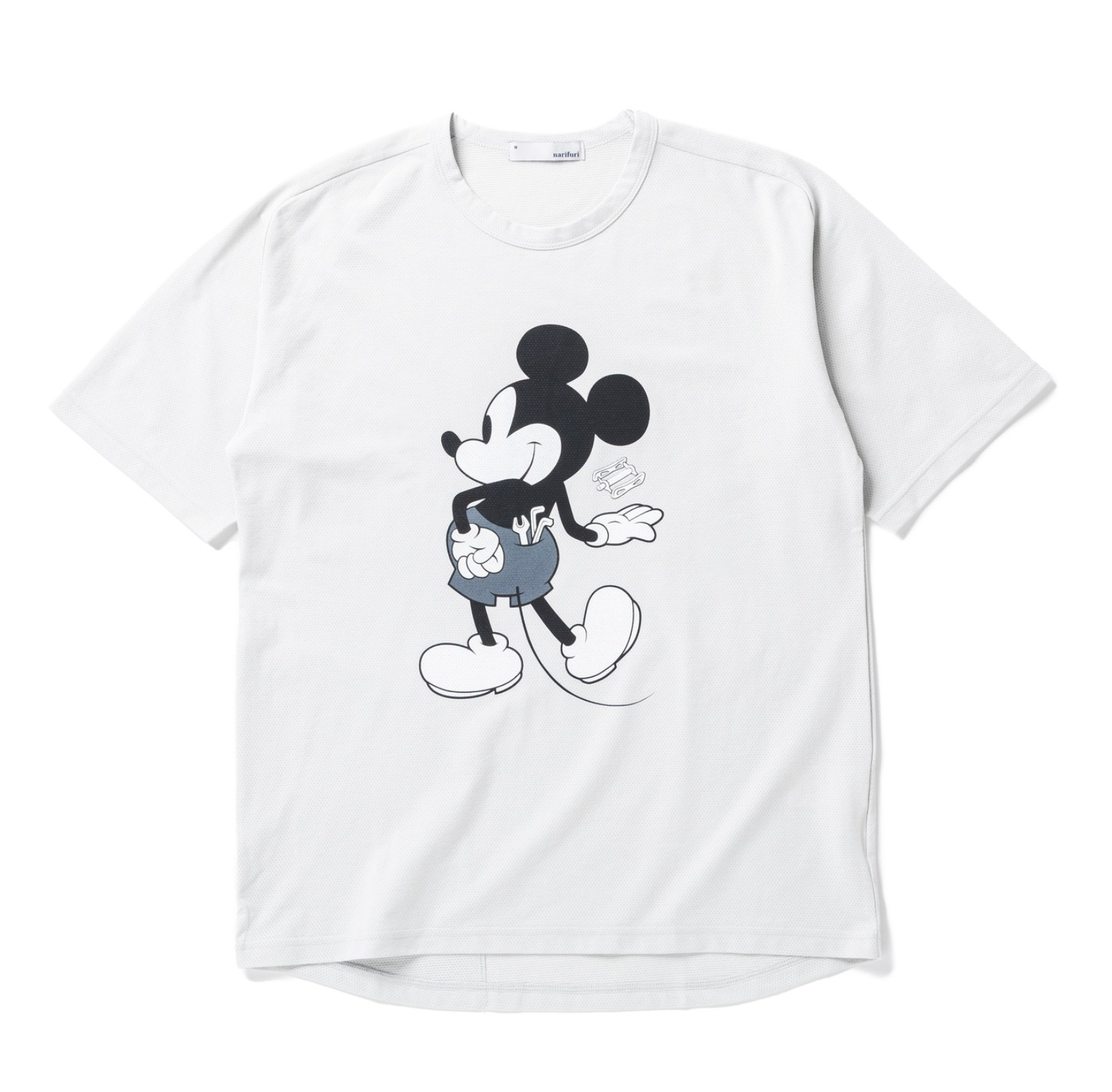 narifuri｜Disney Collection アクティブメッシュバックポケットTシャツ｜NFMI-02
