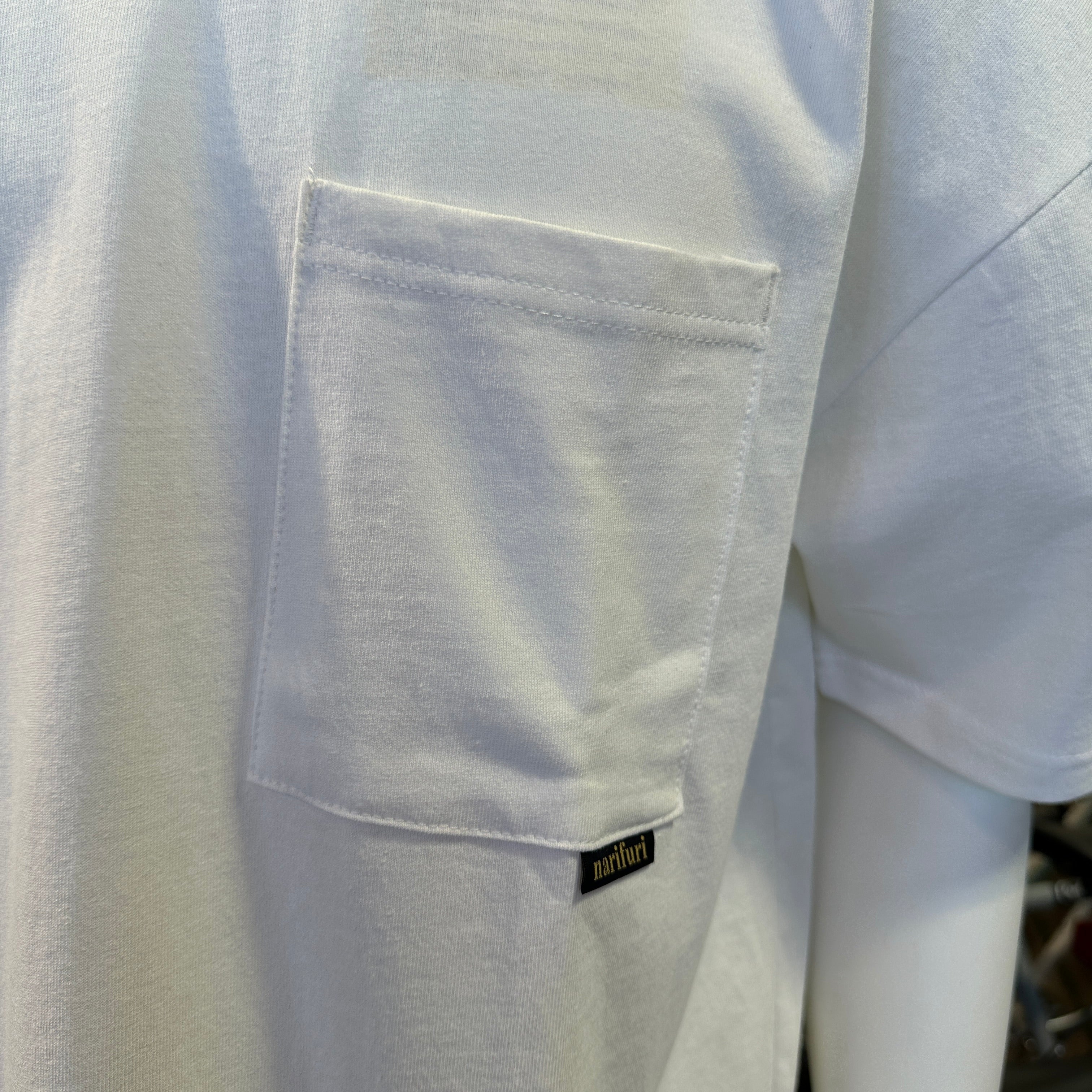 narifuri/ nanotec 制菌バックプリントTシャツ (NF1151)