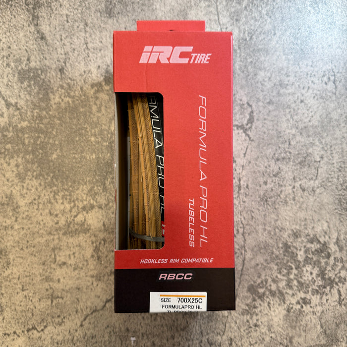 IRC｜FORMULA PRO HL TL RBCC｜700×25C｜TAN