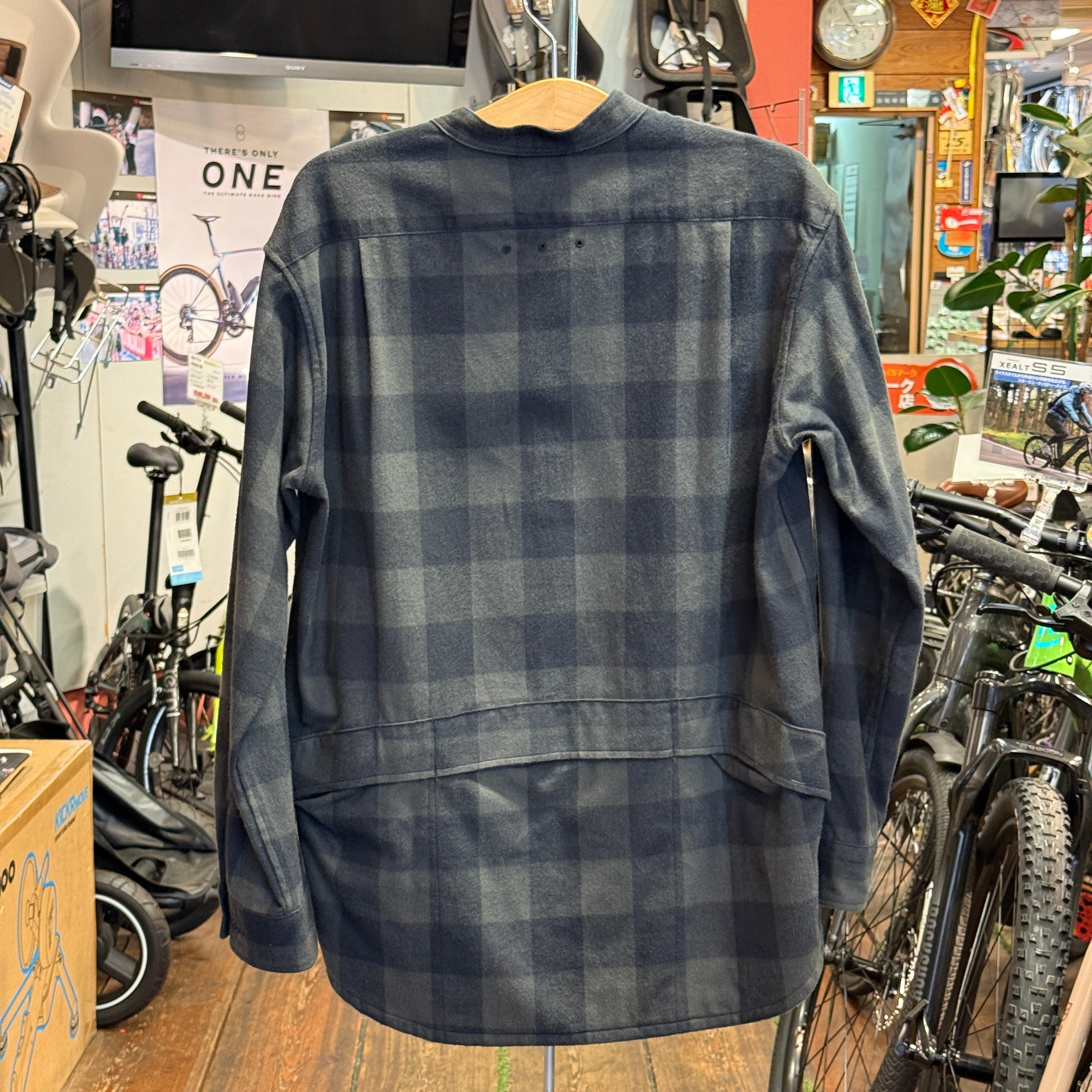 narifuri/ バックポケットネルシャツ / M(NF4041)