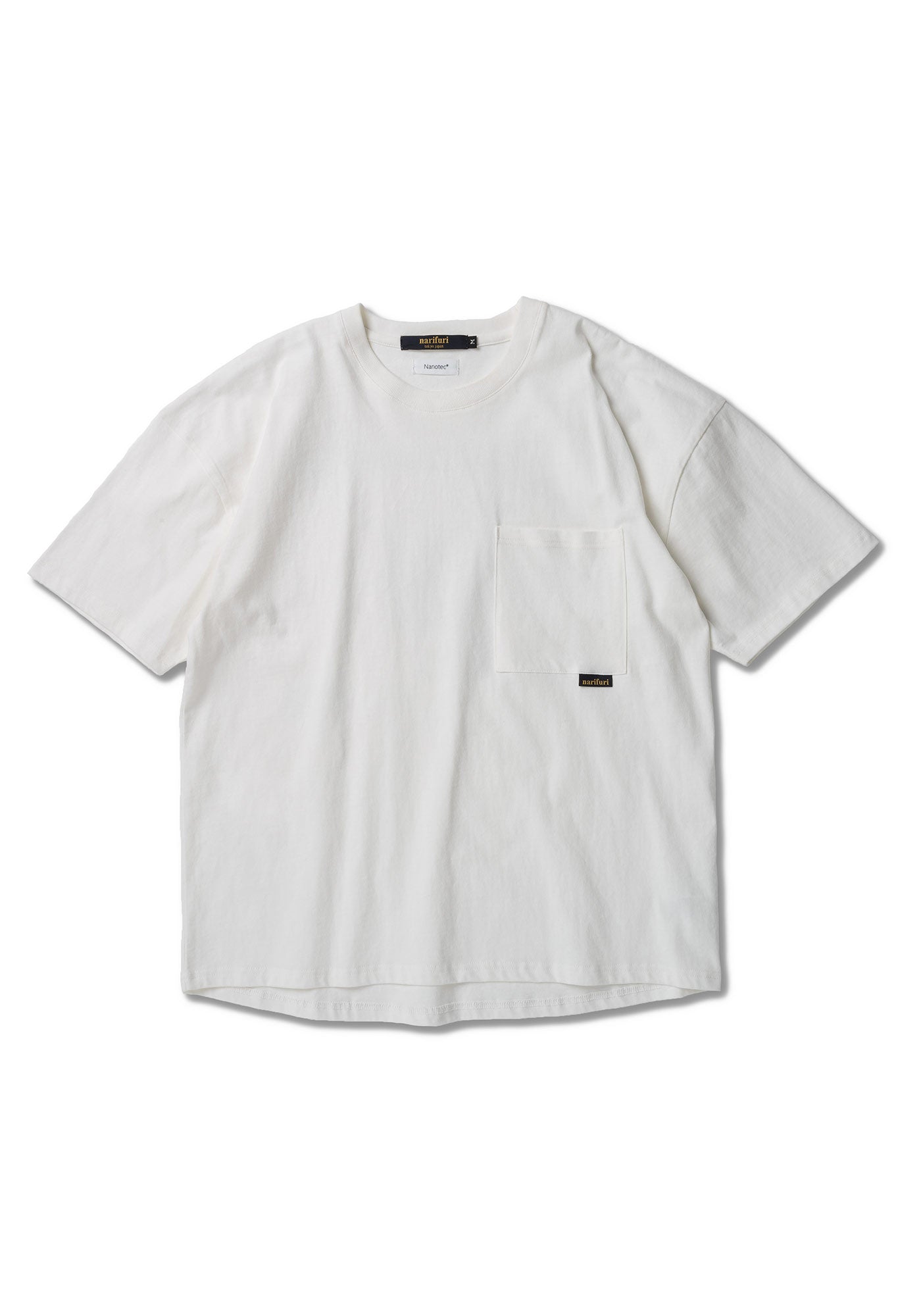 narifuri/ nanotec 制菌バックプリントTシャツ (NF1151)