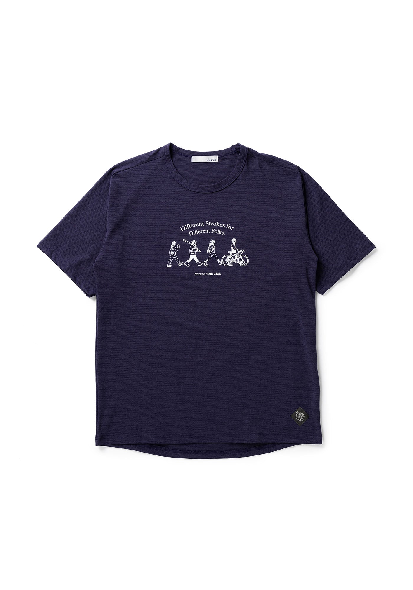 narifuri NF1209 NFC アクティブメッシュグラフィックTシャツ 091 D.PURPLE