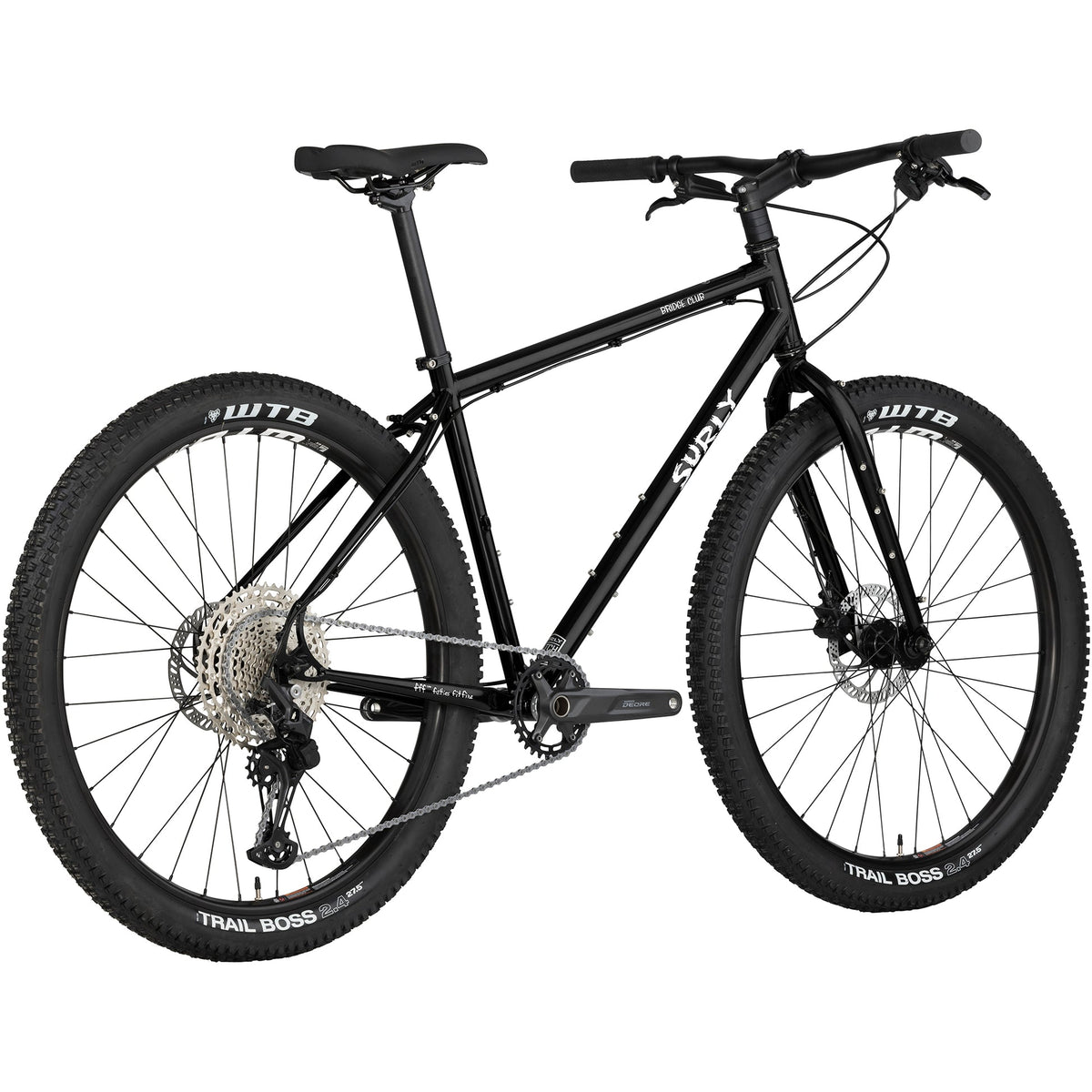 SURLY Bridge Club Black 後方斜めから見た車体